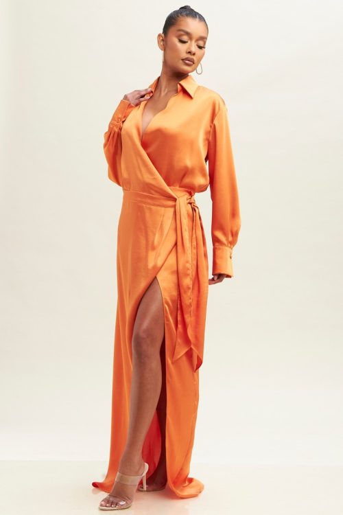 The Cool Auntie Dress – Orange