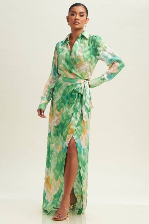 The Rich Auntie Dress – Green