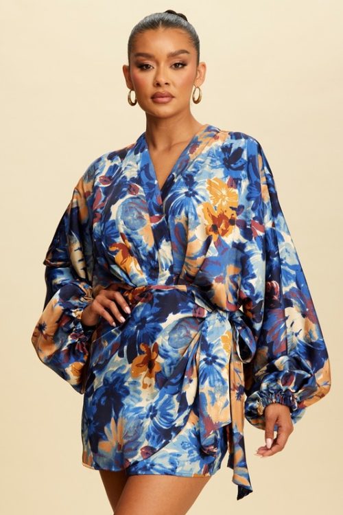 The Monarch Wrap Dress