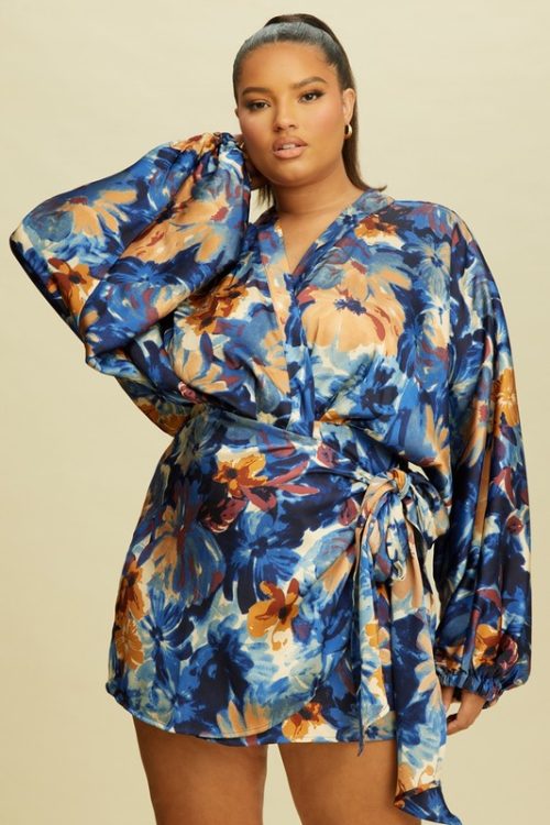 The Monarch Wrap Dress Plus Size